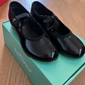 So Danca Toddlers Black Tap Shoes